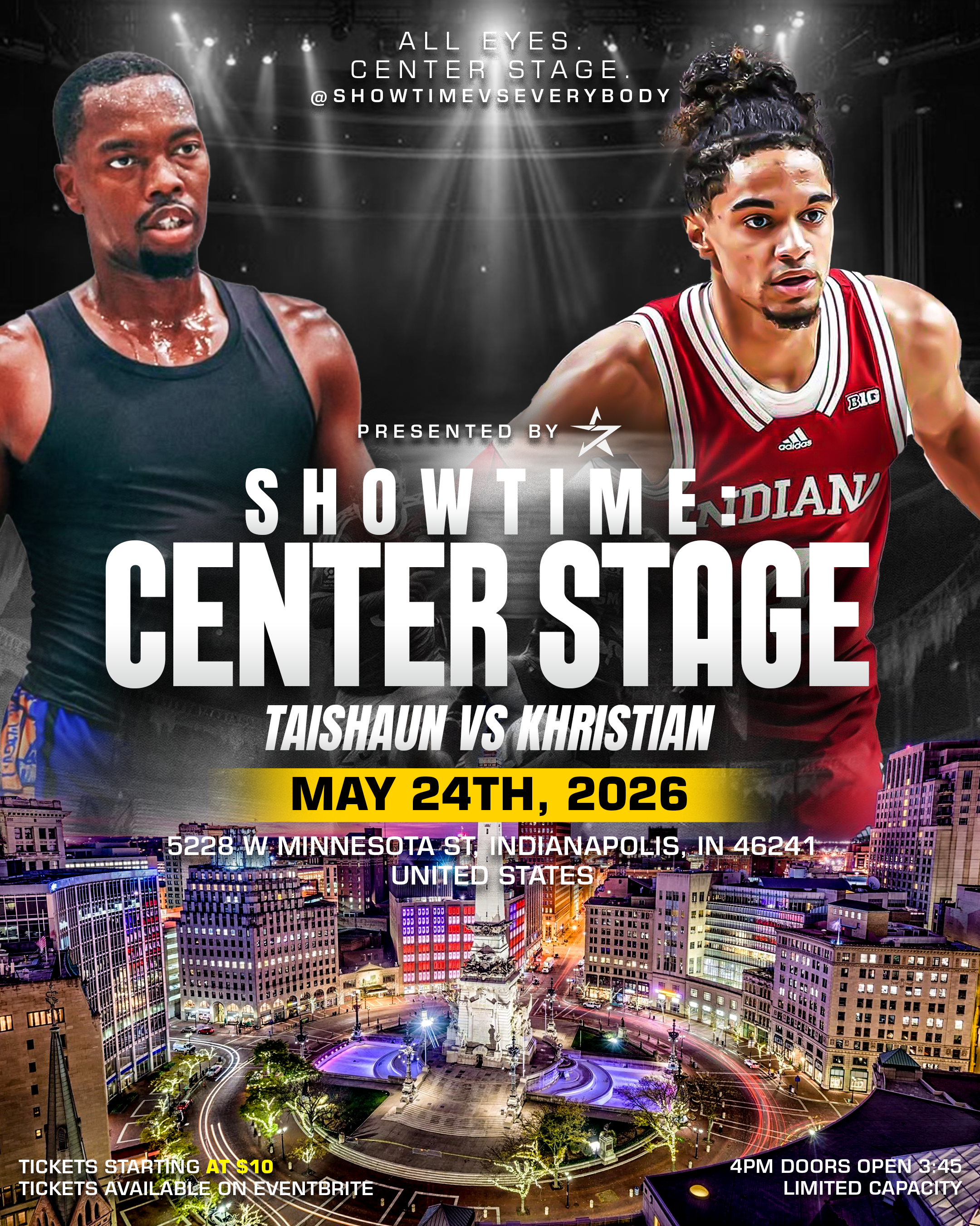 SHOWTIME: Center Stage – 1v1 Basketball Event Ticket